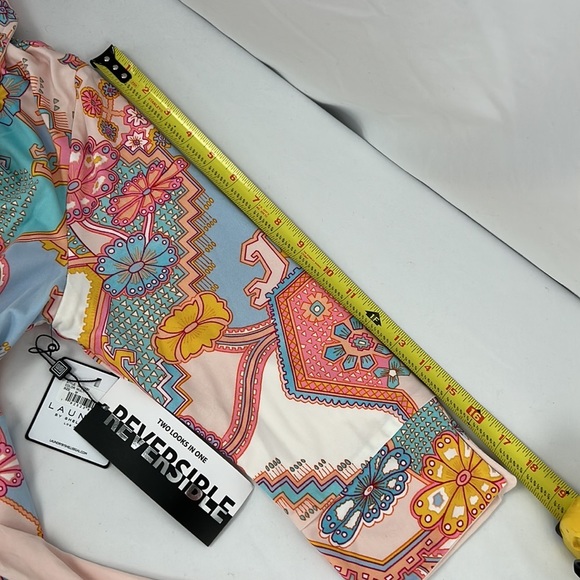 Laundry by Shelli Segal Matte Jersey NWT wrap dress in Geo print size Medium - Picture 13 of 13